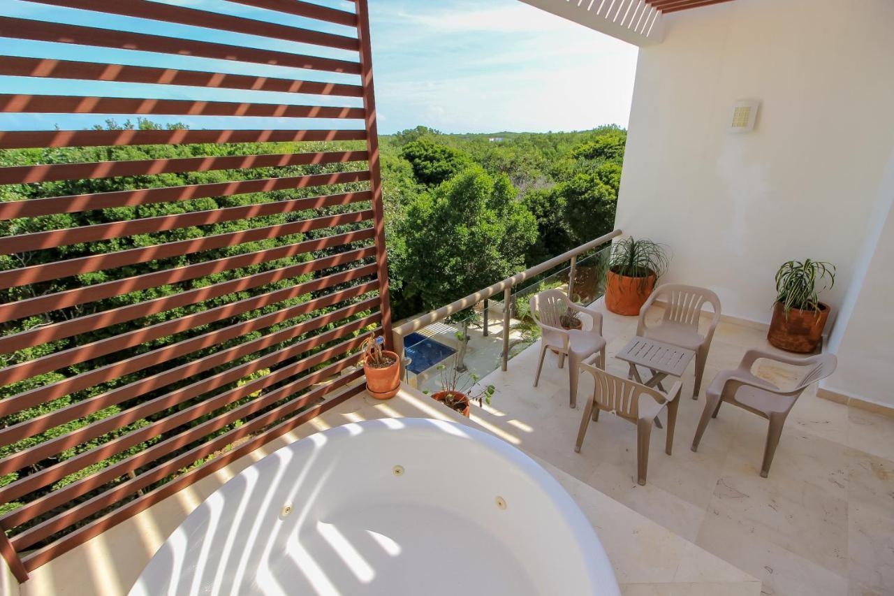 Exceptional 2Story Penthouse With Hot Tub And Rooftop Terrace In Bahia Principe Akumal Extérieur photo